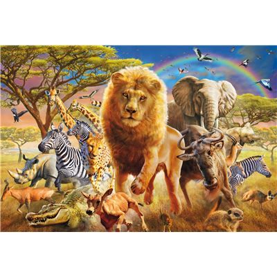 Puzzle - Afrikanische Tierwelt, 200 Teile